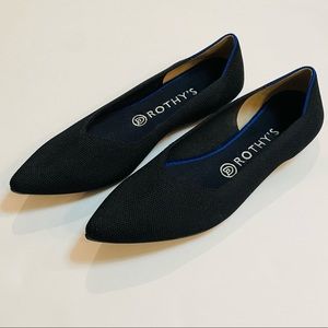 Rothy’s The Point Flat in Black Size 9
